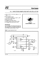 DataSheet TDA7269A pdf