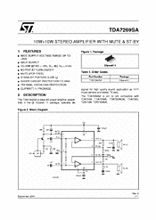 DataSheet TDA7269SA pdf