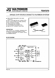 DataSheet TDA7273 pdf