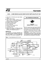 DataSheet TDA7294S pdf