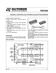 DataSheet TDA7300 pdf