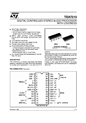 DataSheet TDA7313 pdf