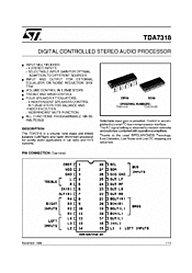 DataSheet TDA7318 pdf