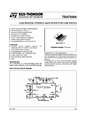 DataSheet TDA7350A pdf