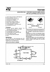 DataSheet TDA7360 pdf