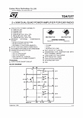 DataSheet TDA7377 pdf