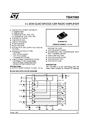 DataSheet TDA7385 pdf