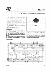 DataSheet TDA7407 pdf