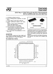 DataSheet TDA7429 pdf