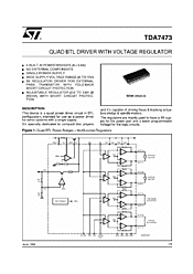 DataSheet TDA7473 pdf