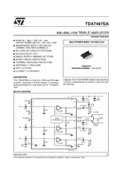 DataSheet TDA7497SA pdf