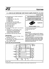 DataSheet TDA7560 pdf