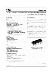 DataSheet TDA9109A pdf