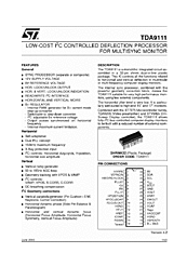DataSheet TDA9111 pdf