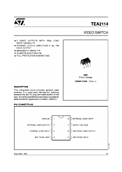 DataSheet TEA2114 pdf