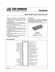 DataSheet TEA5040S pdf