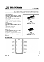 DataSheet TEA6415C pdf