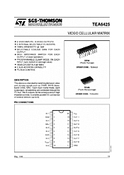 DataSheet TEA6425 pdf
