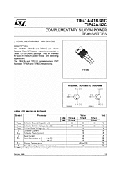 DataSheet TIP42A pdf