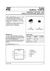 DataSheet TL081 pdf