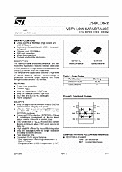 DataSheet USBLC6-2 pdf