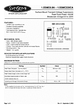 DataSheet 1.5SMC15A pdf