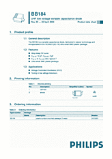 DataSheet BB184 pdf