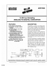 DataSheet ADS7800 pdf