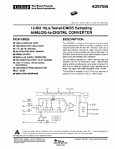 DataSheet ADS7808 pdf