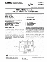 DataSheet ADS822 pdf