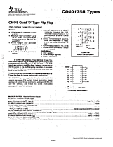 DataSheet CD40175B pdf