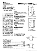 DataSheet CD4026B pdf