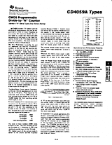 DataSheet CD4059A pdf