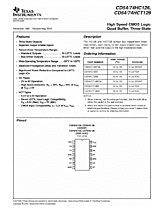 DataSheet CD54/74HC126 pdf