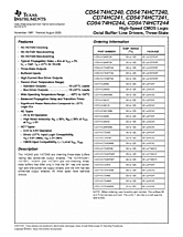 DataSheet CD54/74HC240 pdf