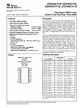 DataSheet CD74HC173 pdf