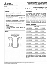 DataSheet CD74HC4049 pdf