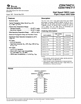 DataSheet CD74HCT11 pdf