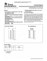 DataSheet CY74FCT2541T pdf