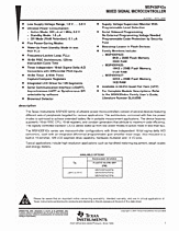 DataSheet MSP430F42x pdf