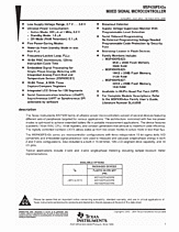DataSheet MSP430FE42x pdf