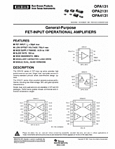 DataSheet OPA131 pdf