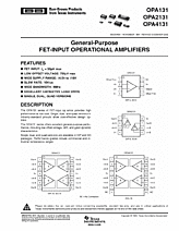 DataSheet OPA2131 pdf