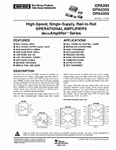 DataSheet OPA2350 pdf