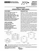 DataSheet OPA4277 pdf