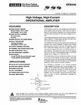 DataSheet OPA548 pdf