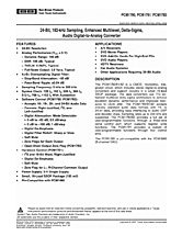 DataSheet PCM1782 pdf