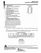 DataSheet SN74AHCT14-EP pdf