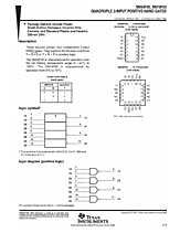 DataSheet SN74F00 pdf
