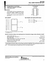 DataSheet SN74F260 pdf